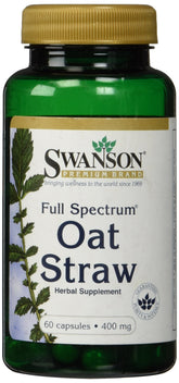 Swanson Paille d'Avoine capsules — énergie naturelle potentielle pour la journée.