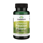 Swanson Passiflore Spectre Complet: bouteille et capsules pour détente naturelle