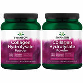 Swanson poudre collagene hydrolysee sans aromes, ideale pour melanger dans les boissons quotidiennes