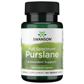 Swanson Pourpier – bouteille de capsules végétales faciles à prendre