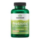 Swanson Prébiotiques Capsules, flacon capsule pour soutien digestif quotidien.