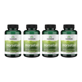 Swanson Prêle pack quatre bouteilles, soutien potentiel pour cheveux, peau et ongles.