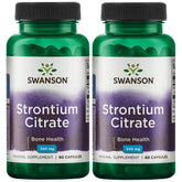 Swanson Premium Brand citrate de strontium flacon 340 mg, soutien des os.