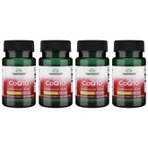 Capsule Swanson CoQ10 mini 10 mg prête à avaler avec eau, pratique au quotidien
