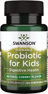 Swanson Probiotique Enfants Cerise — bouteille pratique et goût agréable