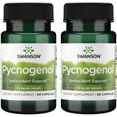 Swanson Pycnogenol, bouteille, soutien potentiel des articulations et de la circulation.