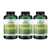 Swanson Pygeum capsules et bouteille: soutien potentiel de la fonction urinaire.