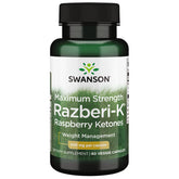 Swanson Razberi-K bouteille: ingrédient unique pour le métabolisme des graisses sans stimulant