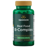 Swanson Real Food B-Complex, bouteille, soutien potentiel d'énergie et bien-être quotidien