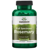 Swanson Romarin bouteille 90 capsules, soutien naturel au quotidien.