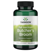 Swanson Ruscus aculeatus, bouteille-capsules 470mg, soutien potentiel pour la circulation.