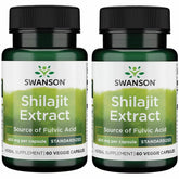 Swanson Shilajit Extrait sur bouteille, soutien à l'énergie et au bien-être