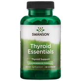 Swanson Thyroid Essentials – bouteille, soutien potentiel à la thyroïde.