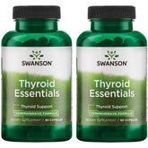 Swanson Thyroid Essentials – emballage principal prêt à l’emploi pour routine quotidienne