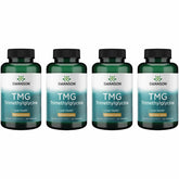 Swanson TMG en bouteille de 90 capsules, dosage 500 mg, pratique au quotidien.