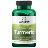 Capsules Swanson Turmeric en bouteille soutiennent potentiellement la mobilité.