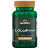 Swanson ULT L-Glutathione 250 mg bouteille 60 capsules potentiel antioxydant