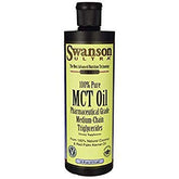 Swanson ULT MCT Oil – bouteille et étiquette, idéal pour un apport rapide d'énergie.