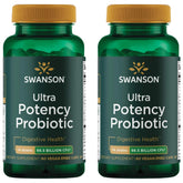 Swanson Ultra Probiotique: bouteille de capsules, soutien digestif potentiel pour le quotidien.