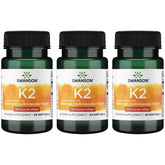 Swanson Vitamine K2 Menaquinone-7 – Bouteille: soutien potentiel du calcium et des os