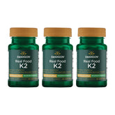 Swanson Vitamine K2 Menaquinone-7 en bouteille affichant le design de l'étiquette et le potentiel soutien cardio-osseux