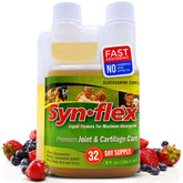 Synflex Liquide Glucosamine Original, bouteille en versement, soutien potentiel des articulations au quotidien.