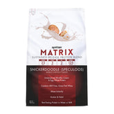 Syntrax Matrix etiquette-bouteille, dosage pratique pour shakes rapides.