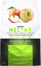Syntrax Nectar poudre whey goût fruit rafraîchissant pour collation protéinée.