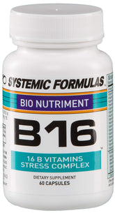 Systemic Formulas 16B Stress Complex - bouteille, soutien potentiel contre le stress quotidien