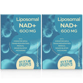 SYZY GENICS NAD+ supplément en bouteille, énergie naturelle et équilibre cellulaire.