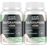 SYZY GENICS sulforaphane en bouteille vegan, soutien potentiel à l'équilibre quotidien.