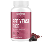 Talyvoriathor liposomale levure rouge riz en bouteille pour un soutien cardiovasculaire quotidien.