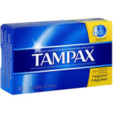 Tampax Regular tampons avec applicateur en carton jetable, usage simple