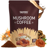 Taoters Café Adaptogène – boîte élégante pour démarrer la journée avec énergie naturelle.