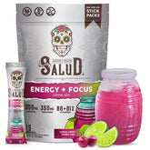 Taste Salud - poudre énergie et focus, sachet pratique pour démarrer la journée.