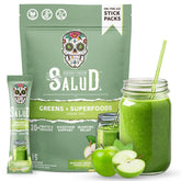 Taste Salud pack-stick vert: dose pratique pour soutenir la digestion en déplacement.