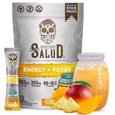 Taste Salud poudre ananas-mangue pour énergie claire et concentration accrue