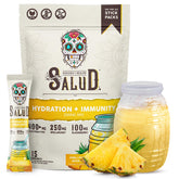 Taste Salud sachet hydratation et immunité, Ananas, énergie légère.