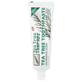 Tea Tree Therapy Dentifrice : tube élégant prêt pour un brossage quotidien.