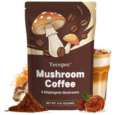 Tecepec Café champignons instantané: énergie claire et concentration durable.