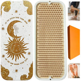 TENGRY Sadhu Board hexagone avec clous cuivre pour stimulation des pieds.