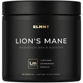 TERRA ELMNT criniere-de-lion capsules dans bouteille, soutien potentiel à la concentration.