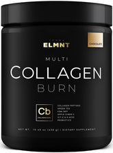 Terra Elmnt Chocolat Collagène Burn – Boisson chocolatée au collagène, rituel plaisir quotidien.