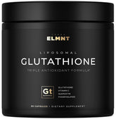 Terra Elmnt Glutathion liposomale, bouteille de 90 gélules pour une absorption ciblée.