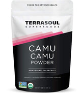 Terrasoul Camu Camu Poudre : emballage pratique pour vos smoothies quotidiens.