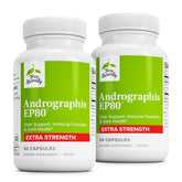 Terry Naturally Andrographis EP80: bouteille montrant le format pratique pour énergie et immunité