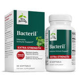 Bouteille Terry Naturally Bacteril montrant le packaging; soutien immunitaire potentiel.