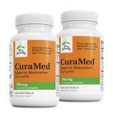 Terry Naturally CuraMed 750 mg, bouteille: soutien antioxydant quotidien pour cerveau et cœur.