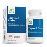 Terry Naturally Thyroid Care, bouteille de gélules, soutien thyroïdien potentiel.