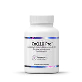 CoQ10 Pro dans une bouteille de Tesseract, énergie cellulaire potentiellement soutenue